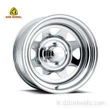 Chrome Offroad Wheels 15 pouces Triangle Steel Rims